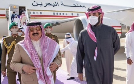 پادشاه قطر و بن‌سلمان