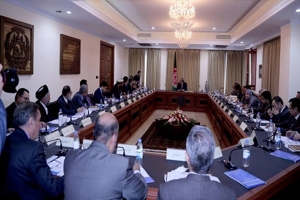 جلسه شورای وزیران افغانستان